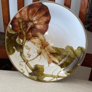 Sonoma Williams Botanical Pumpkin coupe soup bowl 8.75” x 2” deep